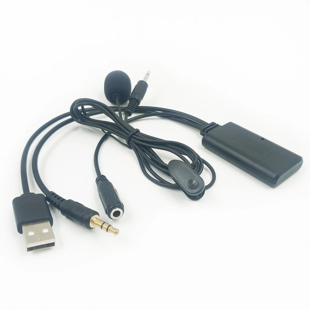 Biurlink Универсальный беспроводной Bluetooth AUX USB музыкальный адаптер телефонные