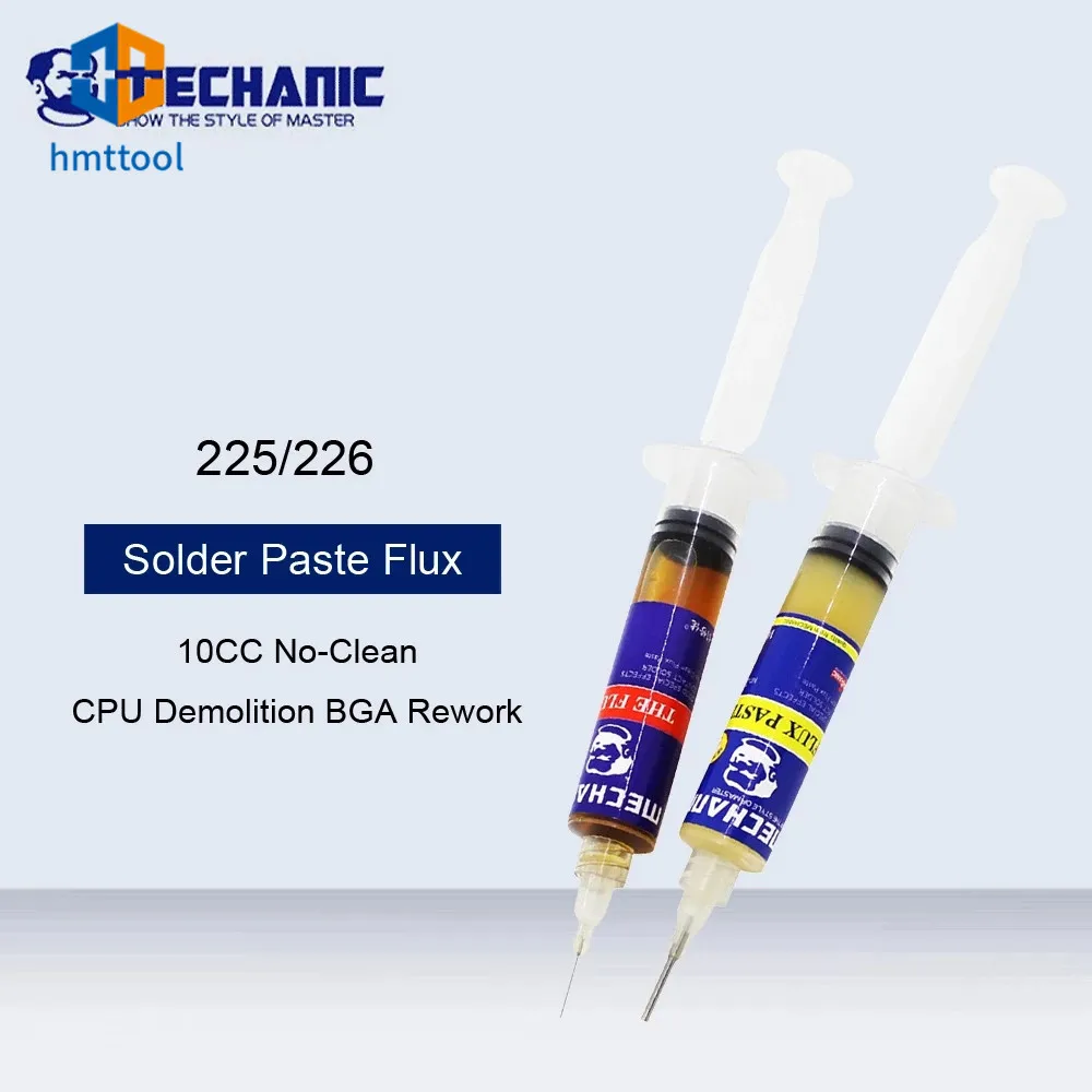 10CC MECHANIC 225/226 Paste/Liquid NO-Clean Solder Flux For IPhone Computer Motherboard SMD PGA BGA PCB Repair Tools | Инструменты
