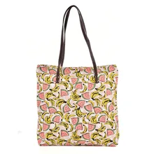 Ручная холщевая сумка на плечо женская простая художественная и художественная холщевая сумка на плечо студентам Южная Корея фрукты животные волнистые похлопыватели