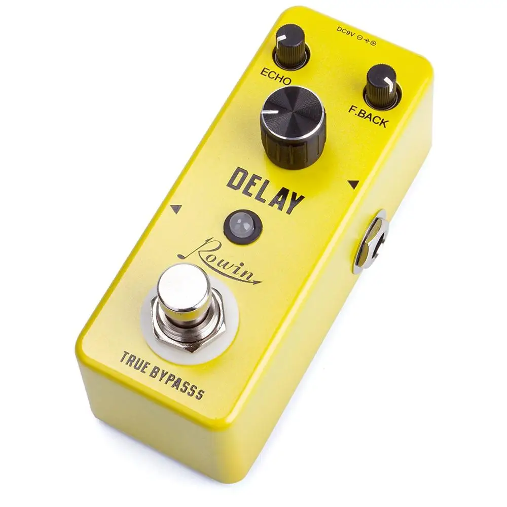 ROWIN LEF- 314 Guitar Effects Classical Delay Analog Guitar Effects Pedal True Bypass Guitar Pure Analog Delay Effect