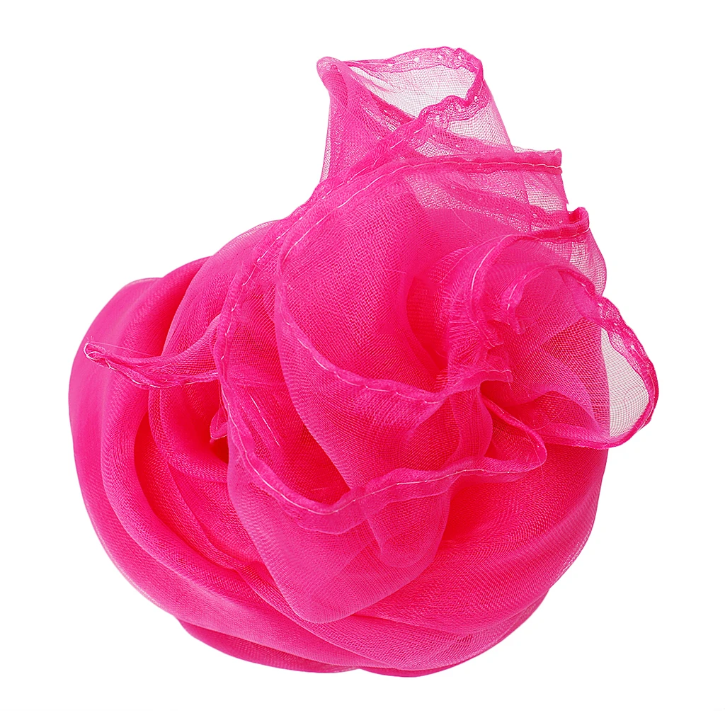 Fashion Women's Chiffon Scarf Wrap Shawl Stole Ladies Beach Bandana Pink