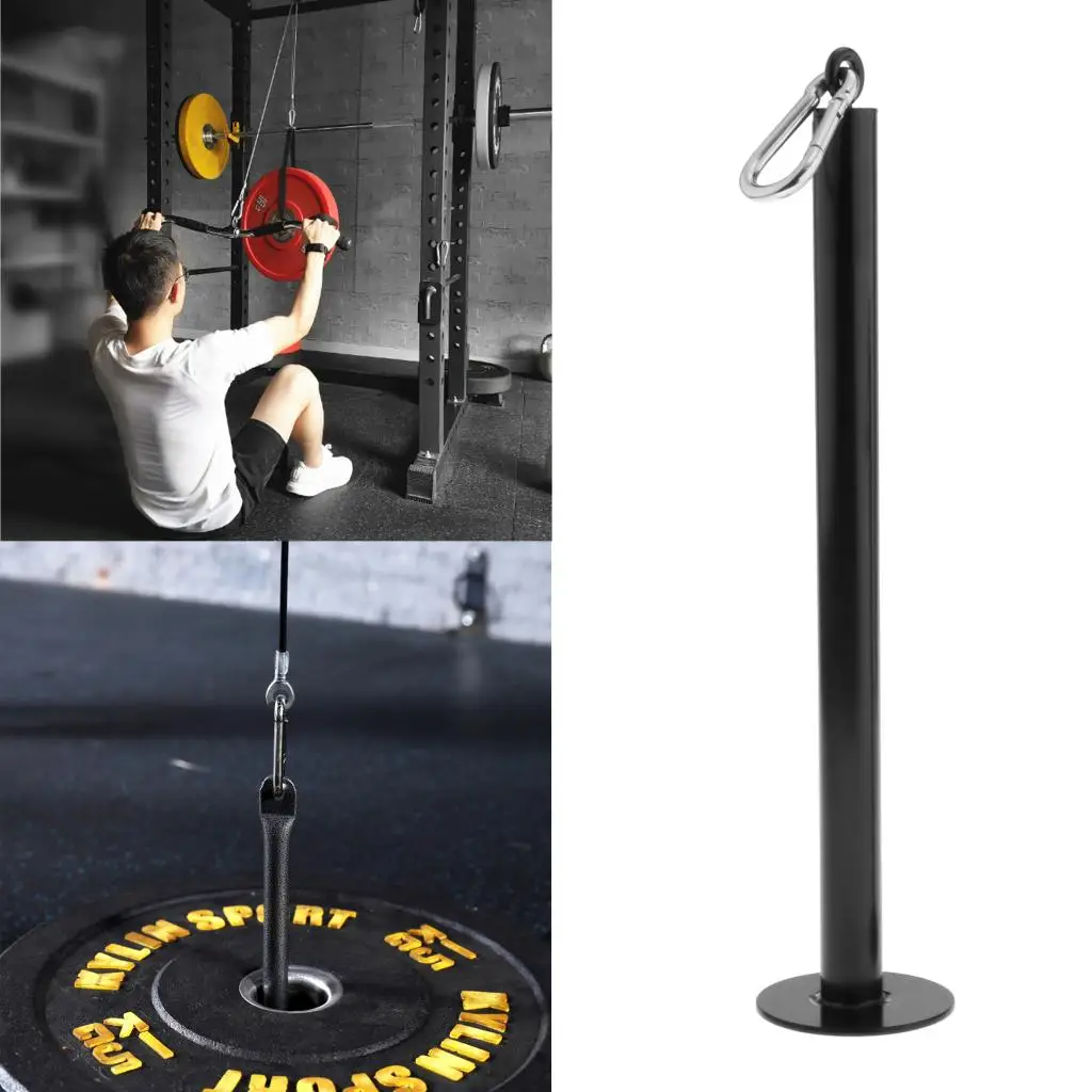 Weight Lifting Accessories Steel Weight Plate Loading Pin Holder Stand Triceps LAT Machine Weights Holder