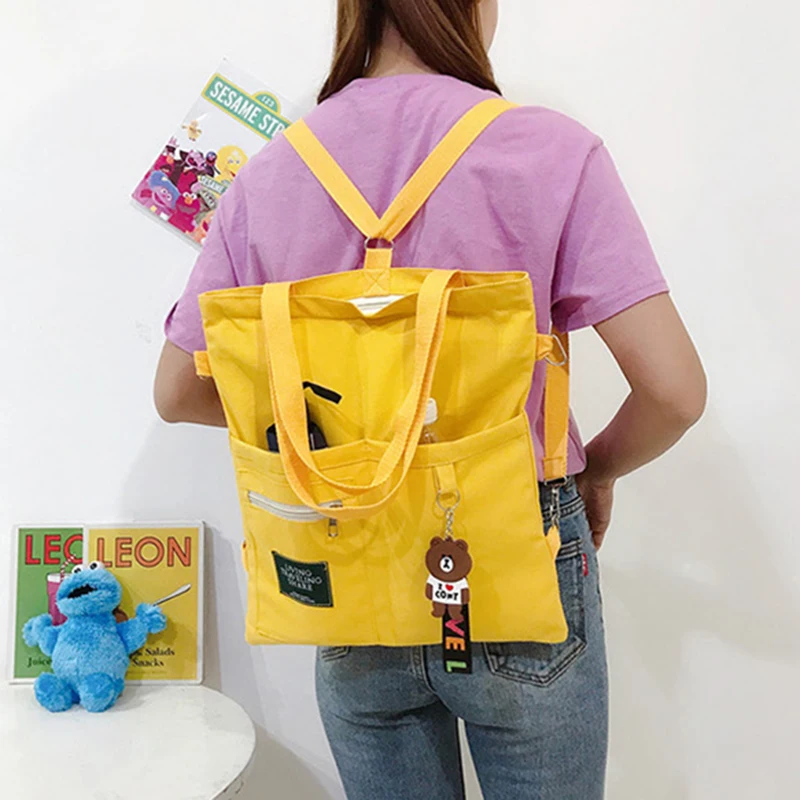 Women's Bag Crossbody Handbag Female Shopper Fashion Simple Quality Bolsas Korean Designer Shoulder Canvas Bags For Women Tote 3