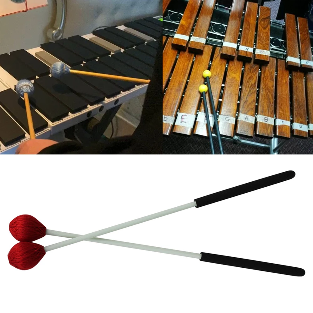 

Xylophone Piano Musical Performance Marimba Sticks Mallet Portable Instrument Accessories Wood Handle Easy Grip Professional