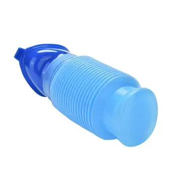 

750ml High Quality Male & Female Emergency Portable Camping Out Blue Pee 1Pc Urinal Bottle Car Travel Toilet Go J8L3