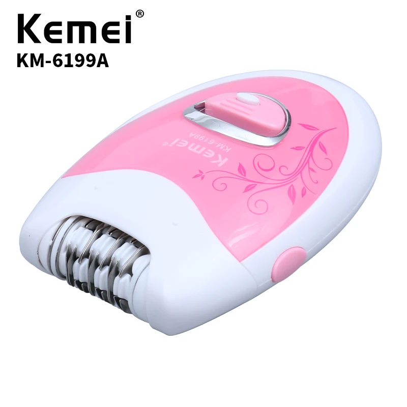 2 в 1 перезаряжаемое электрическое устройство для удаления волос беспроводной Эпилятор уход за кожей дамское устройство для удаления волос KM-6199A