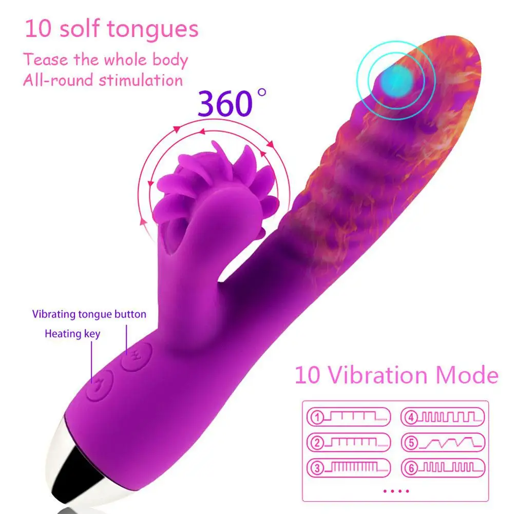 Movconly G Spot Vibrator Clitoris Stimulation Realistic Dildo Vibrator 10 Strong Vibration Rabbit Vibrator Rechargeable Sex Toy