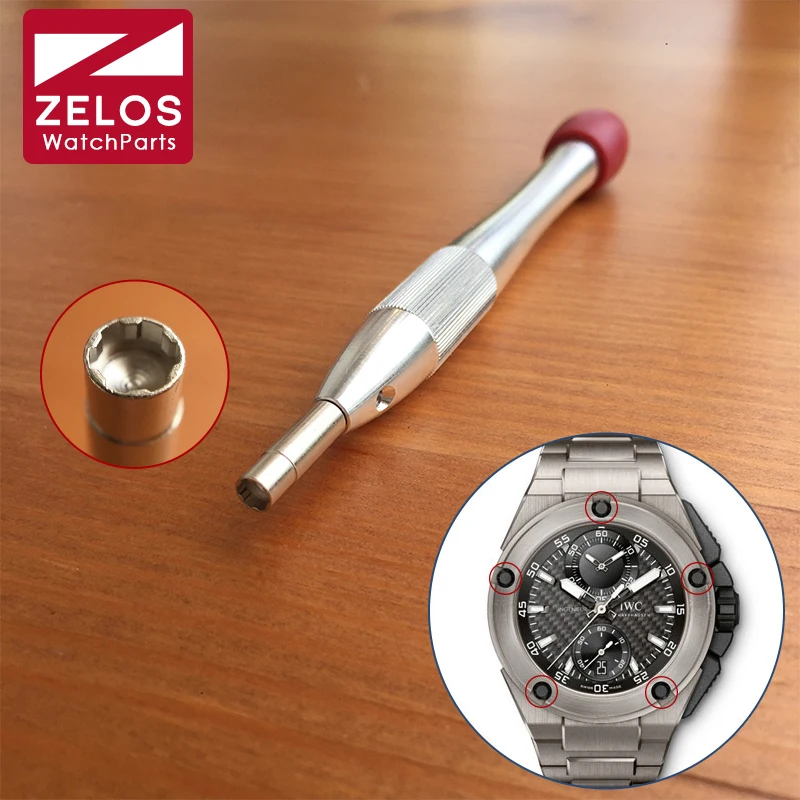 6 Punte Interne Lame Per Cacciavite Di Precisione Per Iwc Ingenieur Family Watch Case/Cornici Viti Strumenti Aperti Iw322503