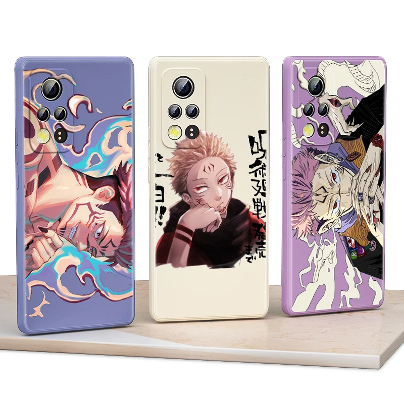 

Anime Jujutsu Kaisen For Honor 50 20i X20 X10 10X 10i 9X 9C 9S 8A Play 3 4 5 5T Pro Lite 5G Liquid Silicone Phone Case