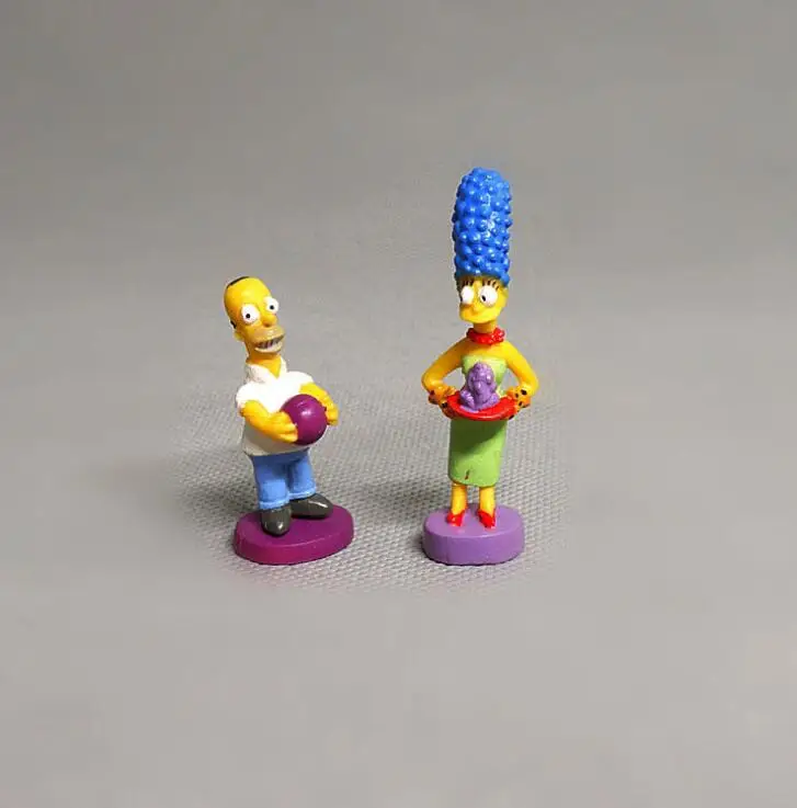 8 шт./компл. коллекция игрушек для Simpsons игрушки украшения тортов детские ПВХ экшн