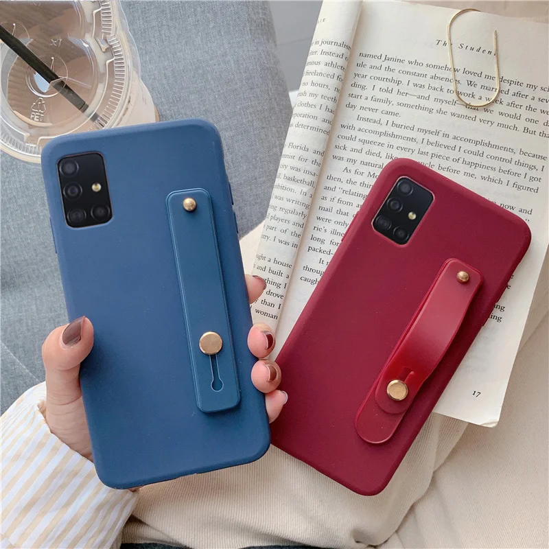 Hand Band silicone case for samsung galaxy note 10 note10 plus pro 5g wristband phone holder stand soft cover | Мобильные телефоны