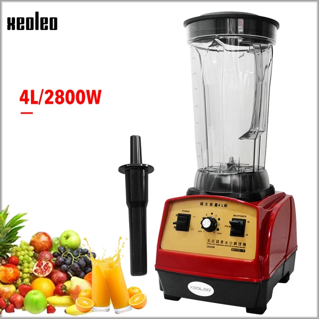 4L Extra Large Capacity 2800W Pro Blender Heavy Duty Commercial