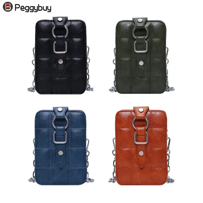 

Retro PU Leather Women Mini Bag Money Phone Solid Color Ladies Shoulder Crossbody Bags torebki damskie