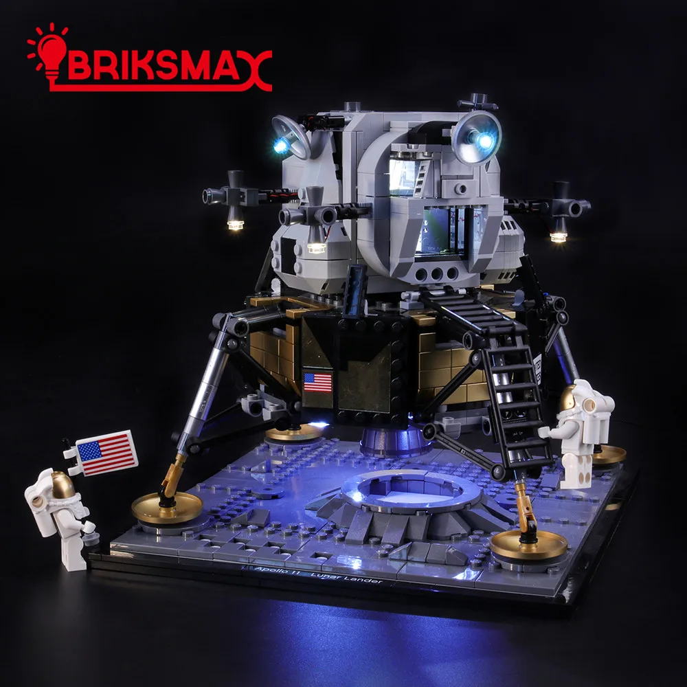 

BriksMax Led Light Kit For Creator 10266 Apollo 11 Lunar Lander Building Blocks Model Lighting Set (NOT Include The Model)