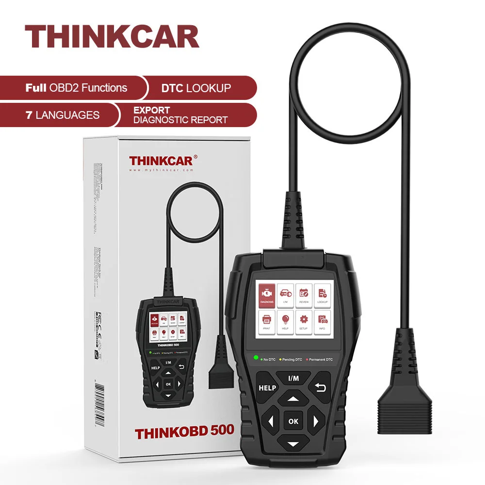 Сканер THINKCAR Thinkobd 500 OBD2 считыватель кодов автомобиля анализатор двигателя полный