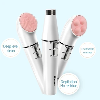 

Electric Epilator Eyebrow Nose 4 In 1 Women Face Facial Body Hair Removal Lady Shaver Female Shaving Machine Electric Trimmer