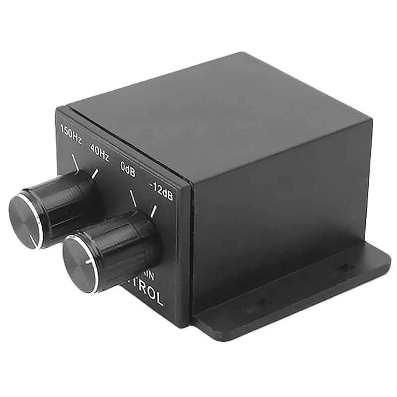 

New Car Power Amplifier o Regulator Bass Subwoofer Equalizer Crossover Controller 4 Rca Adjust Line Level Volume Amplifier