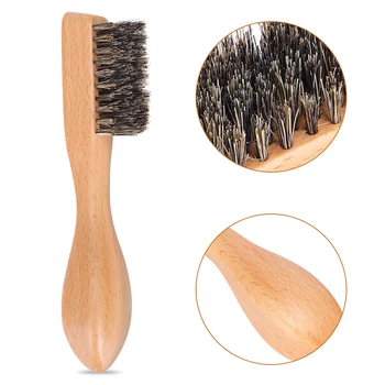 

Natural Boar Bristle Beard Brush Wooden Comb For Men Bamboo Face Massage Brush Hairstyle Tool Beards Comb