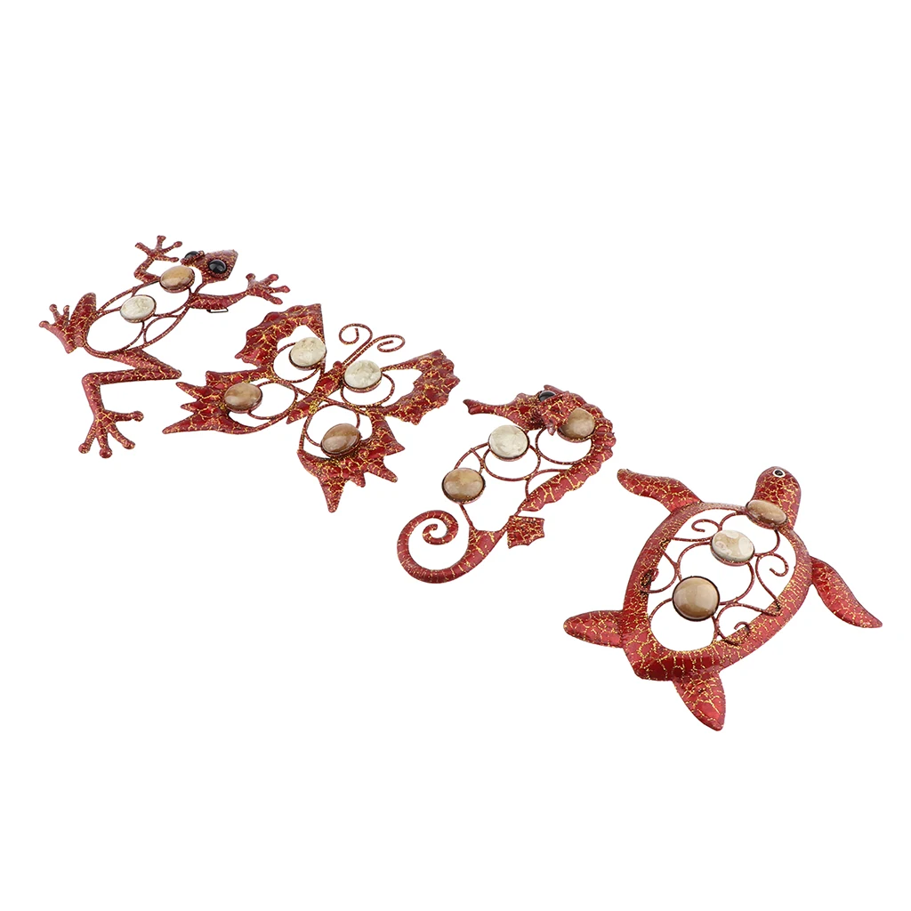 Iron Metal Wall Art Handcraft Home Garden Yard 3D Sculpture Decor