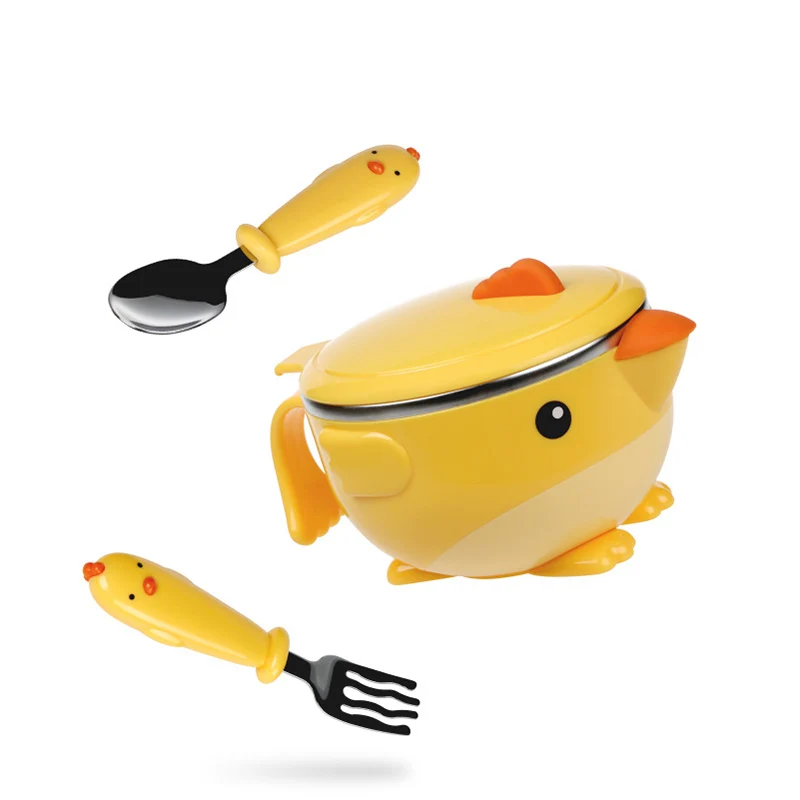 3 шт./компл. ребенок ест Еда посуда для ужин впрыска воды кормления Еда падение, столовая ложка, вилка, на присоске, Новинка