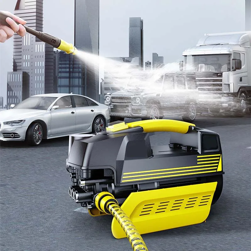 S2-002 High Pressure Car Washing Machine Household 220V Car Water Pump Automatic Portable Water Gun Cleaning Car Machine 1PC 3