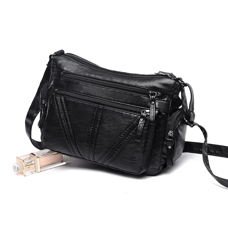 

PB1114 Backpack Women PU Leather Shoulder Bag For Teenage Girls Kids Multi-Function Small Bagpack Female Ladies School Backpack