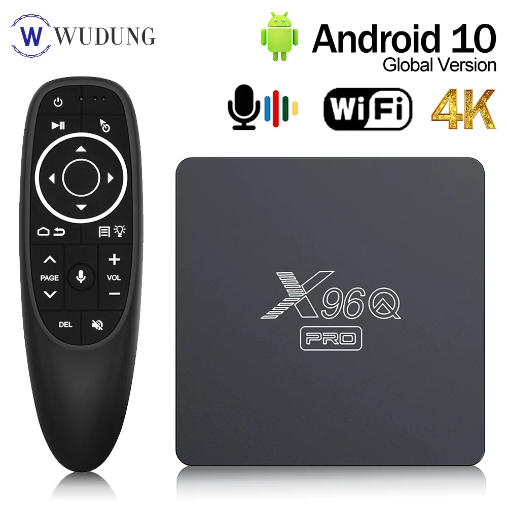 X96Q PRO New Smart TV BOX Android 10 Allwinner H313 X96Q PRO 2.4GWiFi 4K HD Set-Top Box PK X96 mini