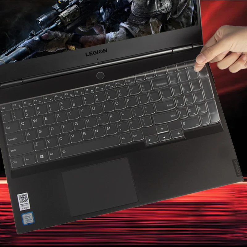 

15.6 inch TPU Laptop Keyboard Cover Protector For Lenovo Legion Y9000X 2020 Waterproof Protector Skin Keyboard Cover