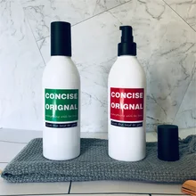 Шикарный мягкий белый банный шампунь дозатор для жидкого мыла бутылки Vogue Nordic Ins Пластик путешествия Портативный жидкости Пресс домашнего хранения бутылки 300 мл