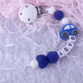 

Good Quality Safety Silicone Pacifier Chain Baby Teether Molars Teether Anti-drop Pacifier Clips Chain