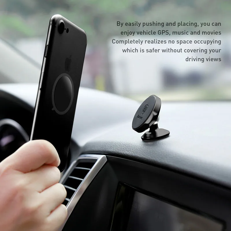  Baseus Starke Magnetische Telefon halter für iPhone 11 Samsung Magnet Auto Halter 360 Grad GPS Dash