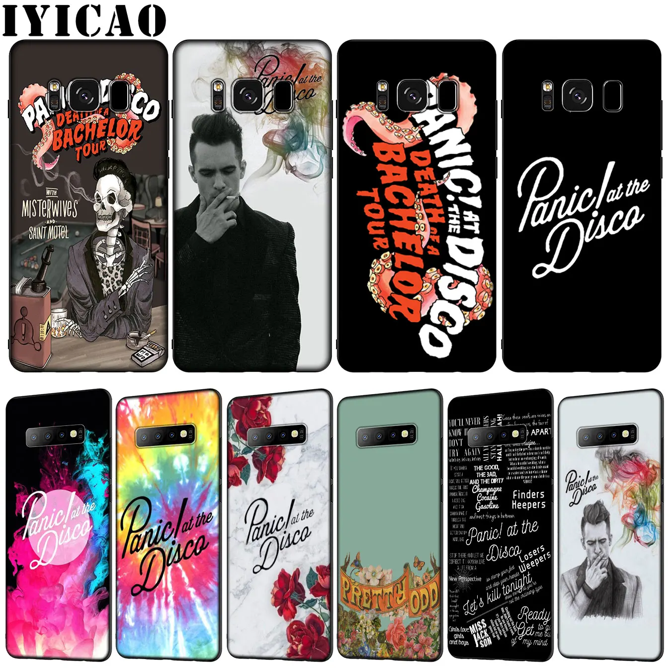 Panic At The Disco pop Soft TPU Silicone Phone Case for Samsung Galaxy S20 Ultra S10 Lite S9 S8 Plus S6 S7 Edge S10e |