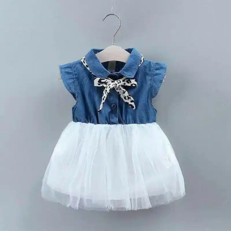 denim shirt and tutu