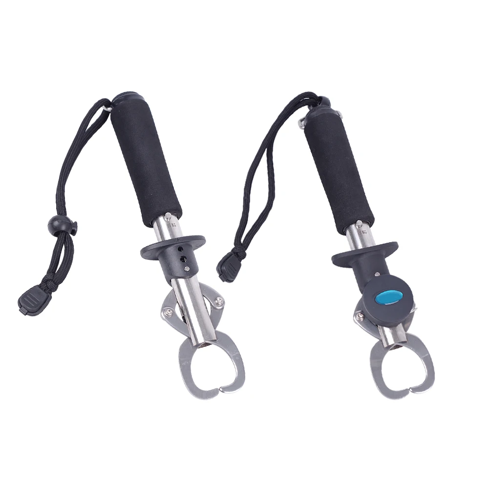

T-shaped Control Fishing Clamp Grabber Stainless Steel Fish Fetching Device Lure Fish Lip Grip Holder Angling Tackle