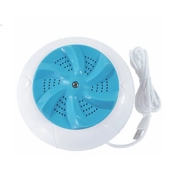 

JIQI Mini Ultrasonic Washing Machine automatic Washer Prevent Winding Wave Wheel Laundry machine portable Household dormitory