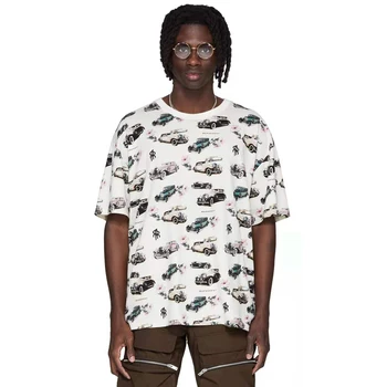 

Represent classic car printed streetwear hip hop handsome shirt men women Full print tshirt harajuku tops casual T-shirt