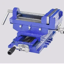 Двустороннее движение скамья дрель Рабочая платформа Плоские щипцы прецизионные скамьи тиски зажим инструмент Сверхмощный чугунные простые тиски