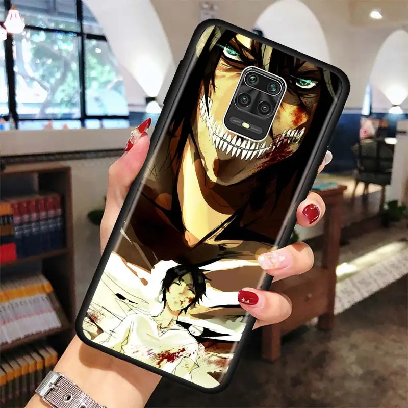 Anime attack on Titan Phone case for Xiaomi Redmi Note 7 8 9 Pro 8T 9S 6 6A 7A 8A 9A 9C K20 K30 Pro Black Silicone Soft Cover Anime attack on Titan Phone case for Xiaomi Redmi Note 7 8 9 Pro 8T 9S 6 6A 7A 8A 9A 9C K20 K30 Pro Black Silicone Soft Cover