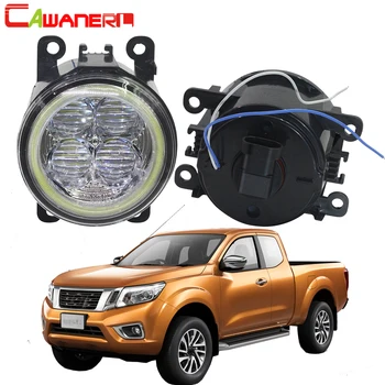 

Cawanerl For Nissan Navara D40 Pickup 2005 2006 2007 2008 2009 2010 2011 2012 Car LED Fog Light Angel Eye Daytime Running Light
