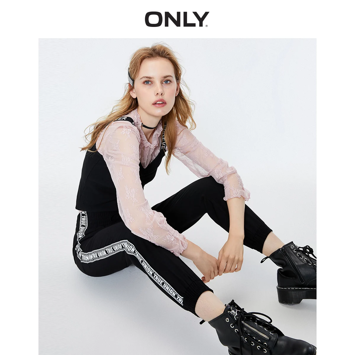 ONLY Women's Black Elasticized Closure Capri Sweatpants | 119350503 ONLY Women's Black Elasticized Closure Capri Sweatpants | 119350503
