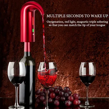 

Portable Smart Electric Wine Decanter Automatic Red Wine Pourer Aerator Decanter Dispenser Wine Tools Bar Accessories Tools
