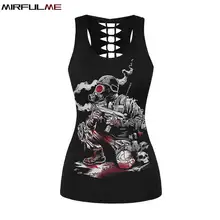 Женский спортивный жилет с 3D принтом, женские рубашки для йоги, открытая футболка для бега, фитнеса, топы, быстросохнущие тонкие футболки для тренажерного зала и тренировок, блузка