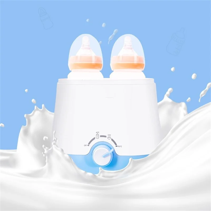 Electric Intelligent Temperature Adjusting Baby Milk Double Bottle Warmer Food Warm Heater |
