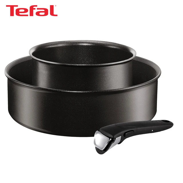 Cookware Sets TEFAL L6509072 induction buckets ladle stew-pan kitchen  utensils cooking battery removable handle Aluminum - AliExpress