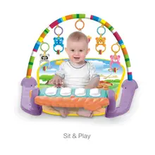Детский музыкальный коврик для тренажерного зала, для ползания пола, для малышей, для игры, одеяло, игрушка для стимуляции чувств, для детей