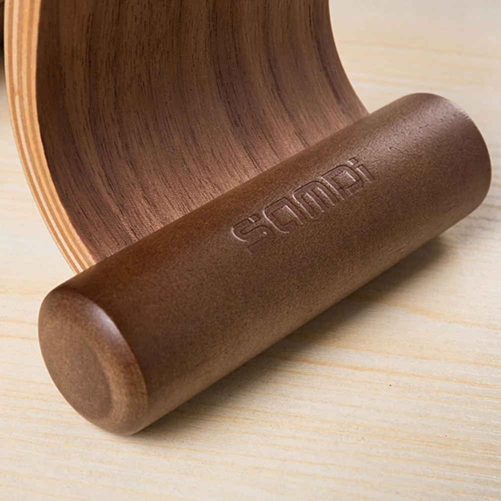 Wooden Universal Headphone Headset Stand Rack Hanger Desk Display Holder