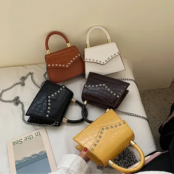 

2019 New Trend Korean Women's Handbag Stone Pattern Messenger Bag Small Shoulder Bag Summer Shoulder Chain Bag