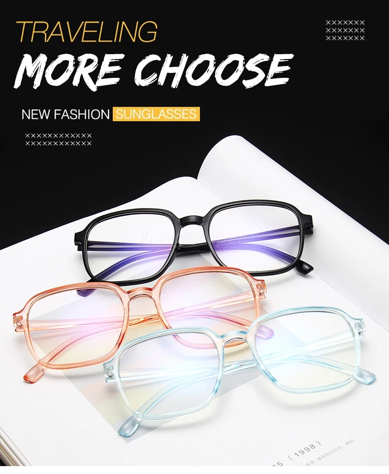 Модная квадратная оправа для очков для женщин и мужчин, оптическая оправа для очков, прозрачные линзы, очки, прозрачная оправа для очков