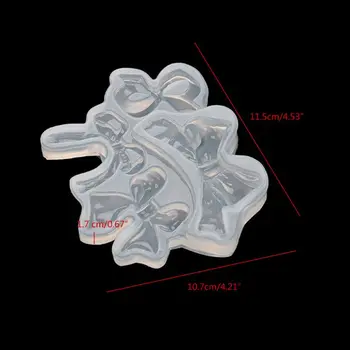 

Bowtie Ribbon Silicone Resin Mold DIY Jelly Shot Handmade Ice Cream Soap Mould Q0KE