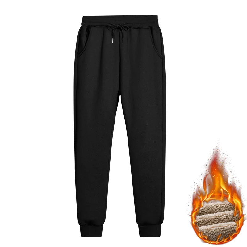 men's winter trousers fleece pants warm Pants casual fashion Plus velvet thickening sweatpants jogger Large size 7XL TJWLKJ